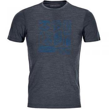 ORTOVOX 120 Cool Tec Puzzle T-Shirt M Tricot Homme, Multicolore