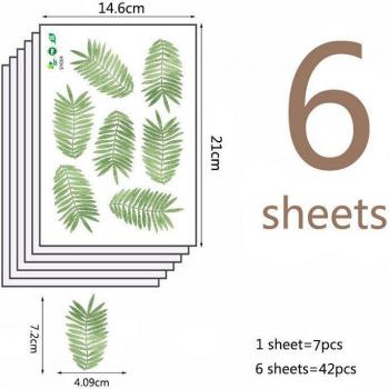 Stickers Muraux Feuilles Tropicales BalleenShiny