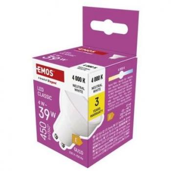 Neutrální bílá LED žárovka Classic MR16 4 W (39 W)