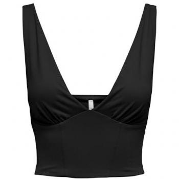 Décolleté V Top Noir