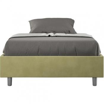 Letto Sommier imbottito Matrimoniale francese 140x200 cm Azelia