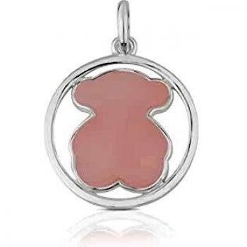 Pendolo Camille Argento Quarzo Rosa TOUS