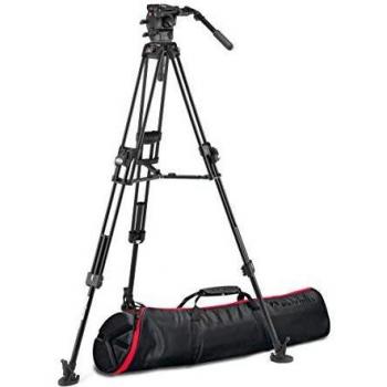 Manfrotto 526 Pro Video Head e Treppiede 645 Fast Twin Aluminio
