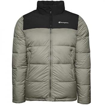 Chaqueta de invierno Champion Classic Legacy Full Zip blanca y negra