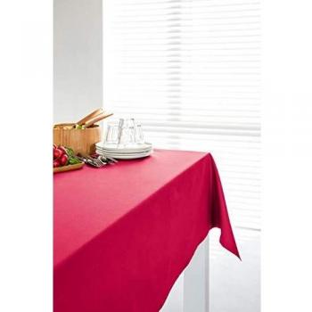 Nappe Rouge Coton Domo 2010 Point‑Virgule 140×240 cm