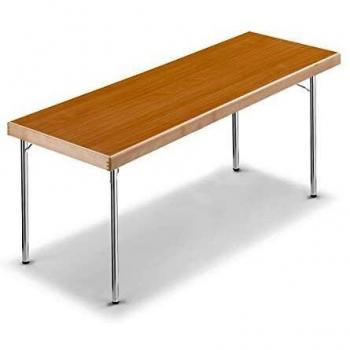 Table pliante avec piétement chromé 1700 x 700 mm