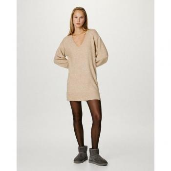 Vestito Jack & Jones Effie Maniche Lunghe con Collo Piping Peyote/Limeade XS