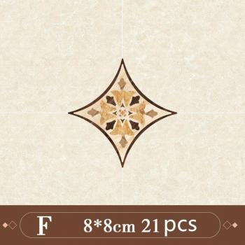 21pcs Waterproof Self-Adhesive Kitchen Tile Stickers