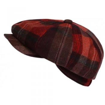 Nyls Création Beret Gavroche Rouge et Orange