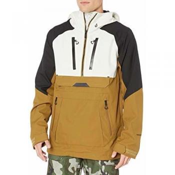 Volcom Herren Brighton 2‑Schicht Snow Jack – Beige – XXL (X‑Large)