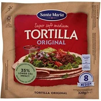 Santa Maria Tex Mex Maisteigvoll Tortilla, 8 Stück