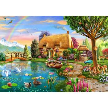 Puzzle Bluebird au Bord du Lac Cottage