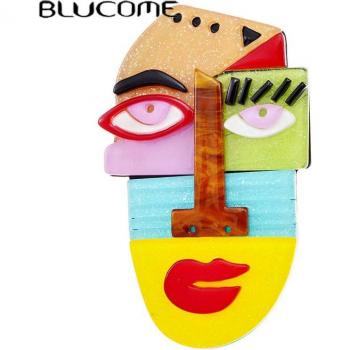 Blucome Pittura Acrilica Hijab Spilla