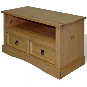 VidaXL TV-Lowboard im Mexiko-Stil Kiefer Massiv 91 x 43 x 56 cm