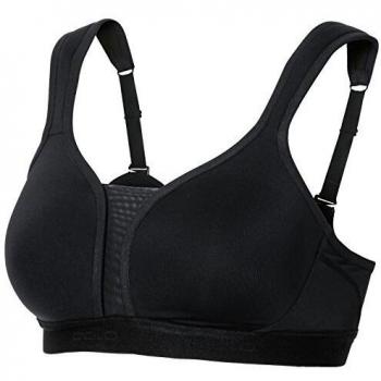 Odlo Elite Padded Sports Bra – Noir, XL (Women)
