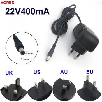 VORED 22V 400mA Netzadapter für EU/UK/AU