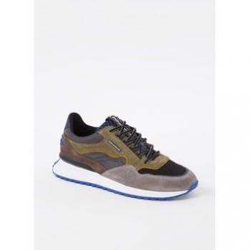 Floris van Bommel Sharki 16478 G+ Wijdte Lage Sneakers Lichtgroen