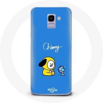 Samsung Galaxy A8 2018 Case featuring BTS BT21 Chimmy and Jimin