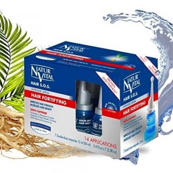 Sérum Anticaída Traitement Intensif NaturVital 7 ampoules x 12 ml