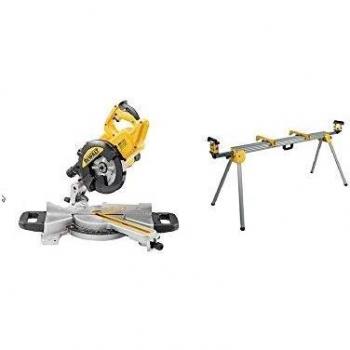KIT De Ingletadora Telescópica 1400 y Banco De Trabajo DeWALT