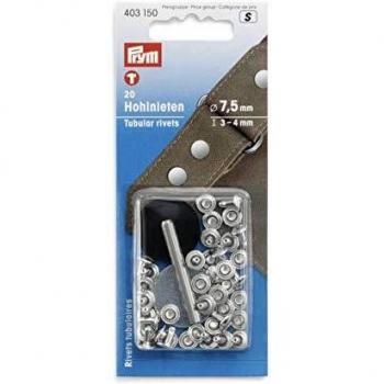 Hollow Rivets 7.5mm, Inner Diameter 3-4mm