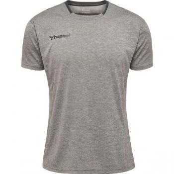 Hummel Kid’s Genuine Grey‑Black Poly Top