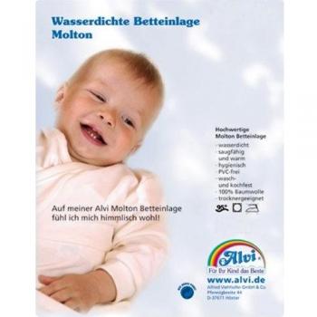 Alvi Betteinlage aus Molton – 33 × 40 cm, wasserdicht
