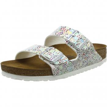 Birkenstock Arizona Donna Sandali Bianca Mosaic con Punta Aperta 35 EU