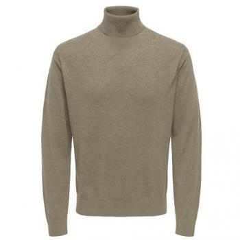 Only & Sons Pullover ONSLOUI REG 12 – Strickpullover mit Melange-Detail – Herren L