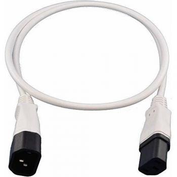 HAWA R772 C13/C14 Appliance Power Cable White 1.00 m