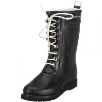 ILSE JACOBSEN RUB15 Gummistiefel Damen Größe 38 Schwarz Vegan