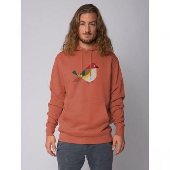 Felpa WATAPPEAR “Vogel” Tonalità Marrone Chiara + Pattern Misto