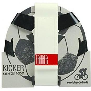 Schwarz‑Weißes Fahrerkicker‑Ballstativ – Standardformat