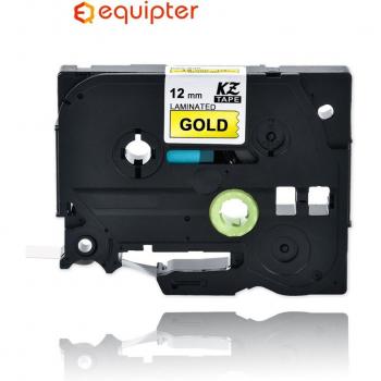 Broader P-Touch Tze831 12 mm Cinta Oro