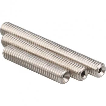 Gorge filetée en acier inoxydable M6 30 mm – tube complet 4,1 mm pour filaments 3D