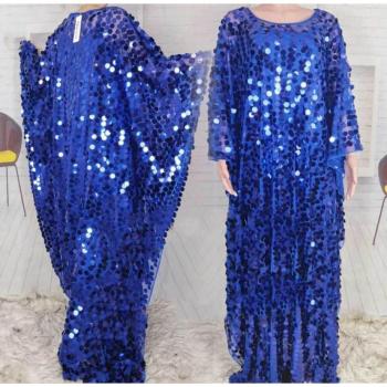Stilvolles afrikanisches Sequin-Kleid