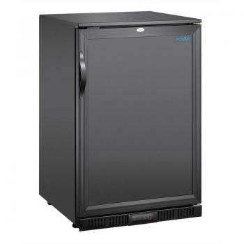 Polar G Series 850mm 128L Solid Door Backbar Cooler – Black Finish