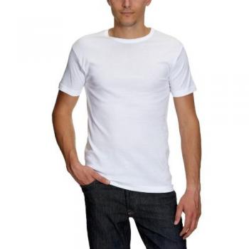 T-shirt Homme Blanc Manches Courtes Lot de 2 Athena