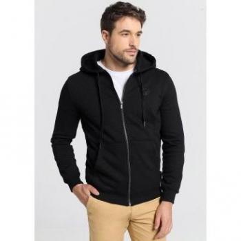 Sudadera Elegante Negra – Six Valves 132570