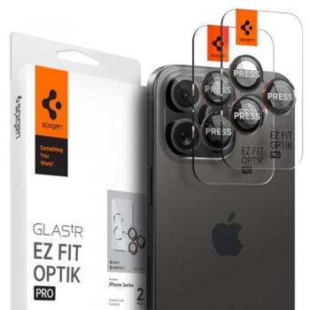 Spigen Glas.tR Optik EZ Fit Pro – Noir, Kit Double