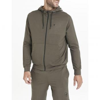 Virtus Herren Hoody Brent XXXL, grün mit hohem Viskoseanteil