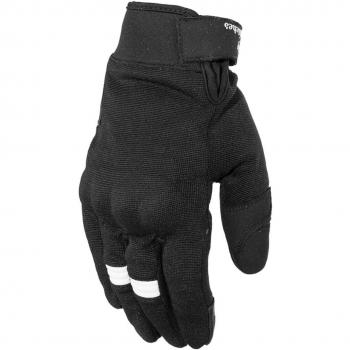 Gants de moto 3XL Rusty Stitches Clyde V2 – Noir & Blanc