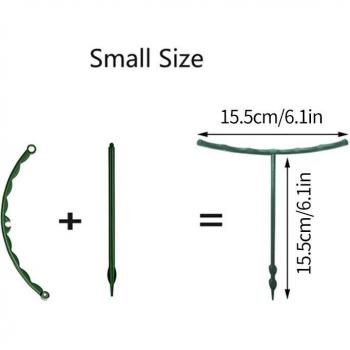 2/4/6pc Plastic Flower Support Sticks