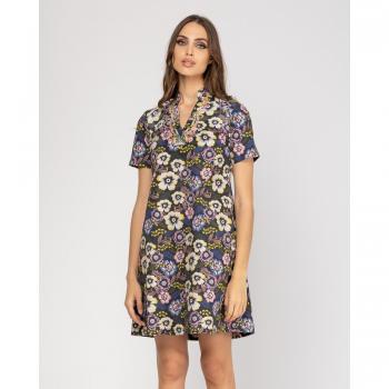 Manga Corta Niza: Vestido Chic