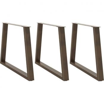 Vidaxl – Bases de table en V (3 pièces) 90 × 72‑73,3 cm – acier