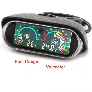 Monitor Digital de Combustible y Aceite con Pantalla LCD