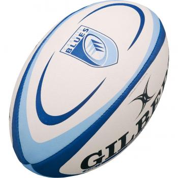 GILBERT Cardiff Blues Mini Rugby Ball – White/Blue