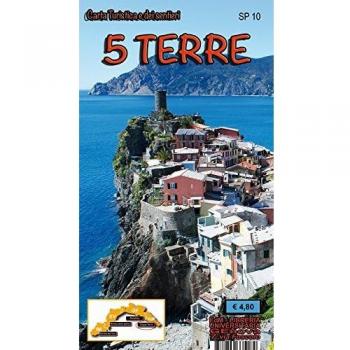 SP 10 5 Terre. Carta turistica e dei sentieri