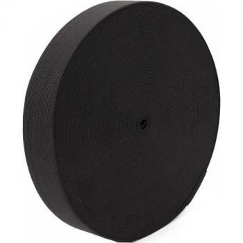 Nunify Banda de Nailón Negro 3 Cm – Ideal para Pantalones