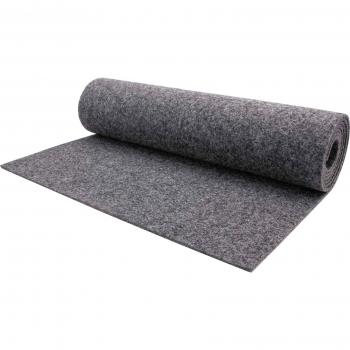 Robuster Nadelvlies Teppich TURBO, grau, fußbodenheizungsgeeignet